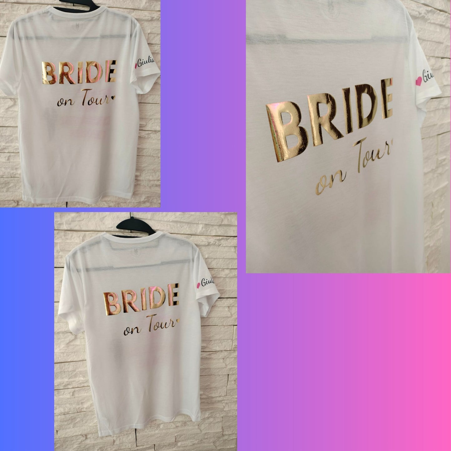T-shirt Personalizzate Nr. 2 Stampe Fronte e Retro Maglietta + Grafica