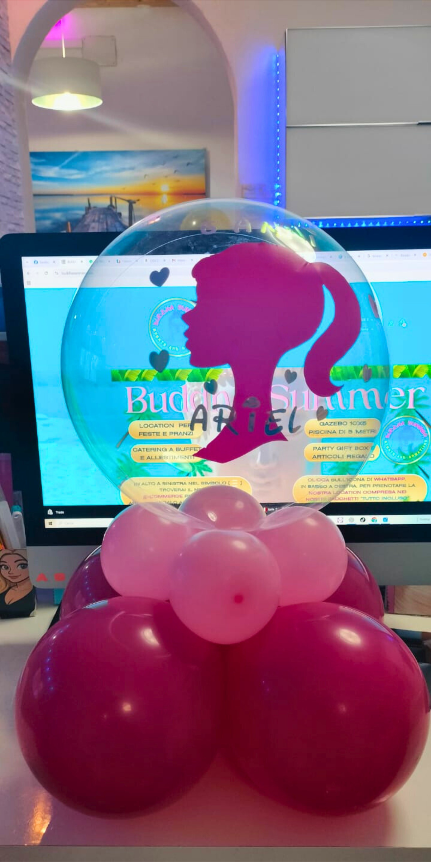 CENTROTAVOLA “MAGIA DI COMPLEANNO” PERSONALIZZATO