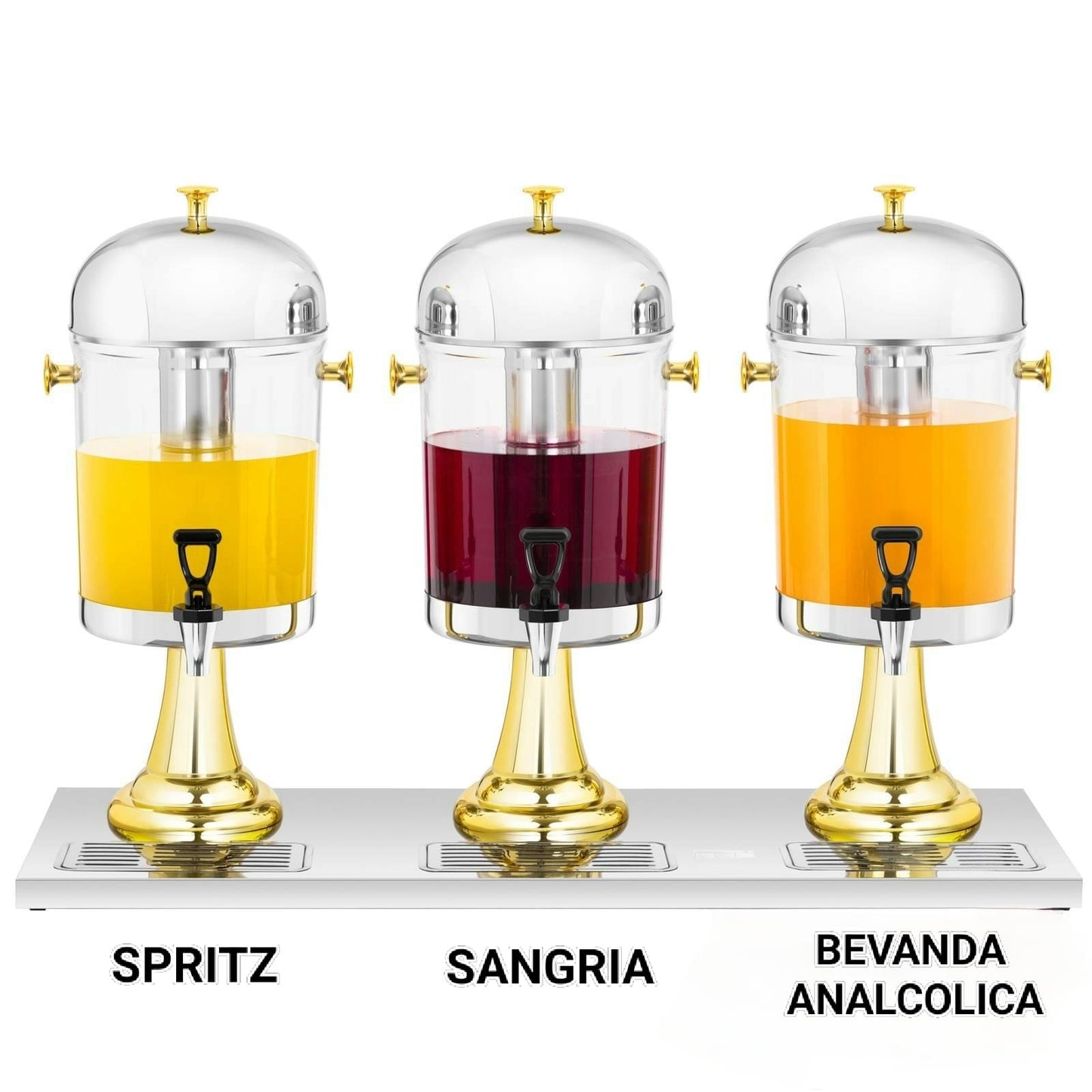 Noleggio Dispenser Professionale Bevande + Bicchieri Tiki Bar - Professional Beverage Dispenser Rental + Tiki Bar Glasses