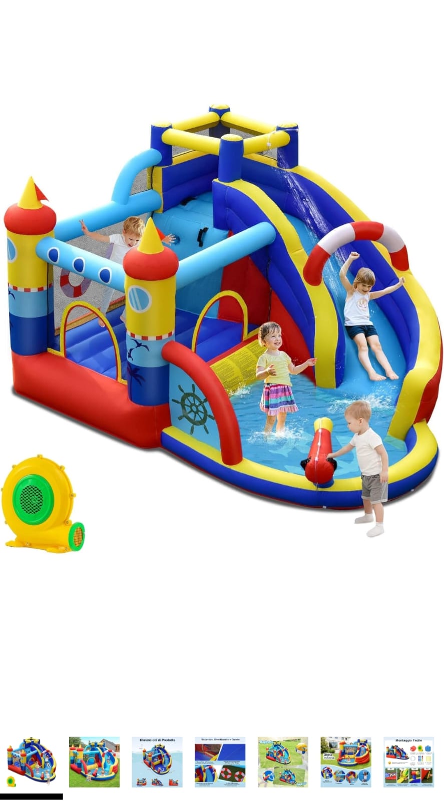 Noleggio Castello Gonfiabile per Bambini - Inflatable Castle Rental for Children