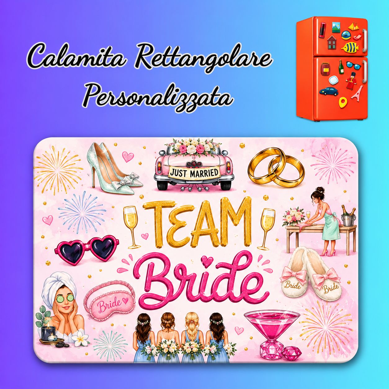 Calamite Personalizzate Quadrate o Rettangolari Con Grafica inclusa