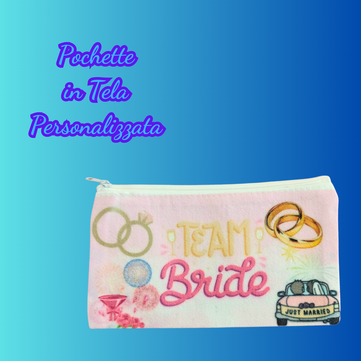 A) Pochette in Tela Personalizzata