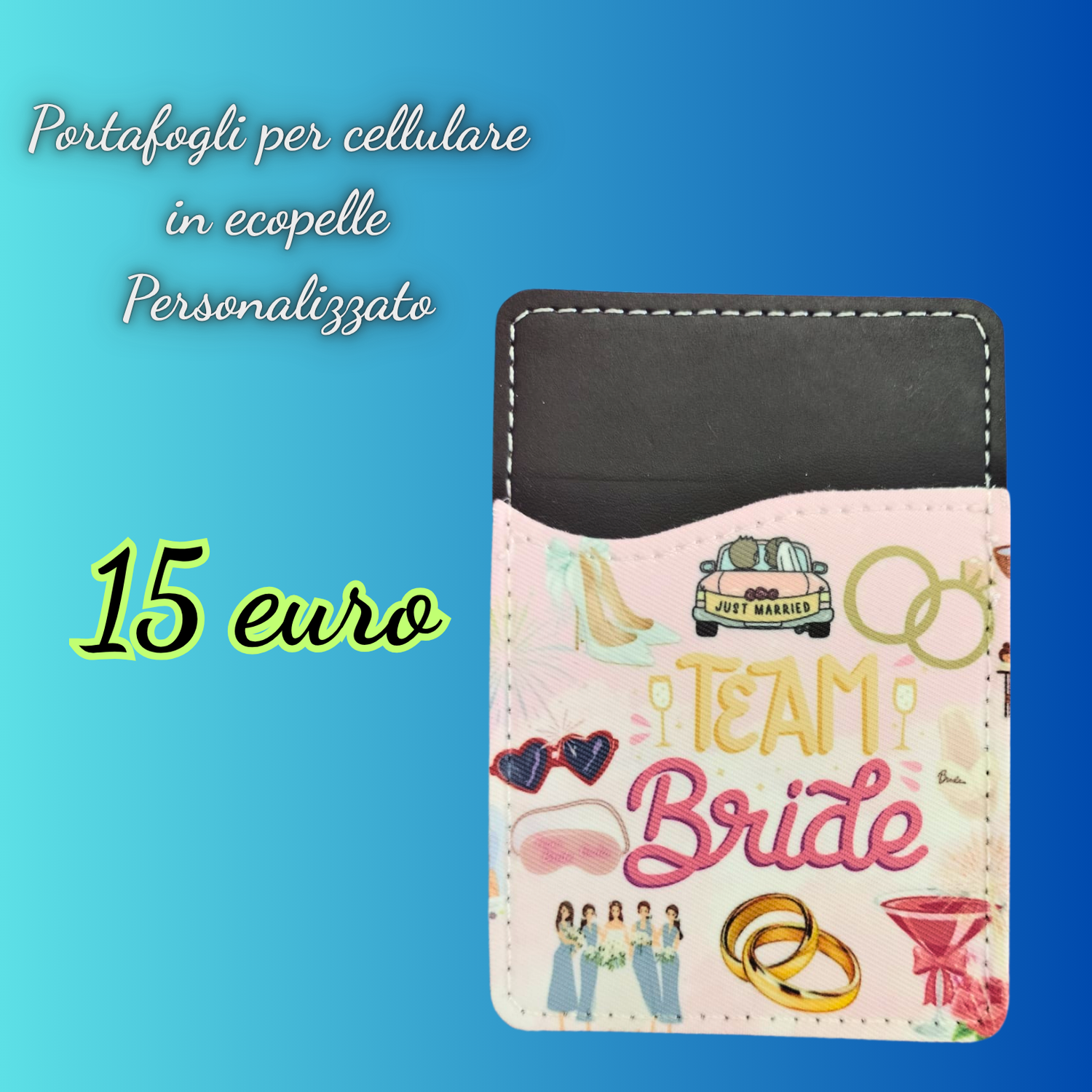 A) Portafogli per Smartphone in Ecopelle Personalizzato