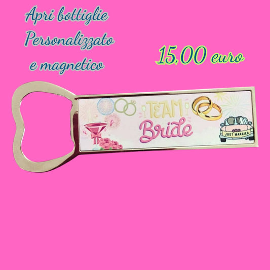 Apri bottiglie Personalizzato Magnetico e Con Foto