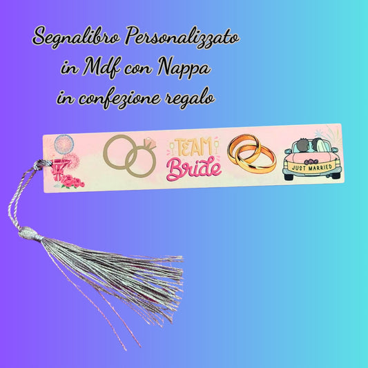 Segnalibri in Mdf Personalizzati Con Foto/frasi/Immagini Grafica inclusa