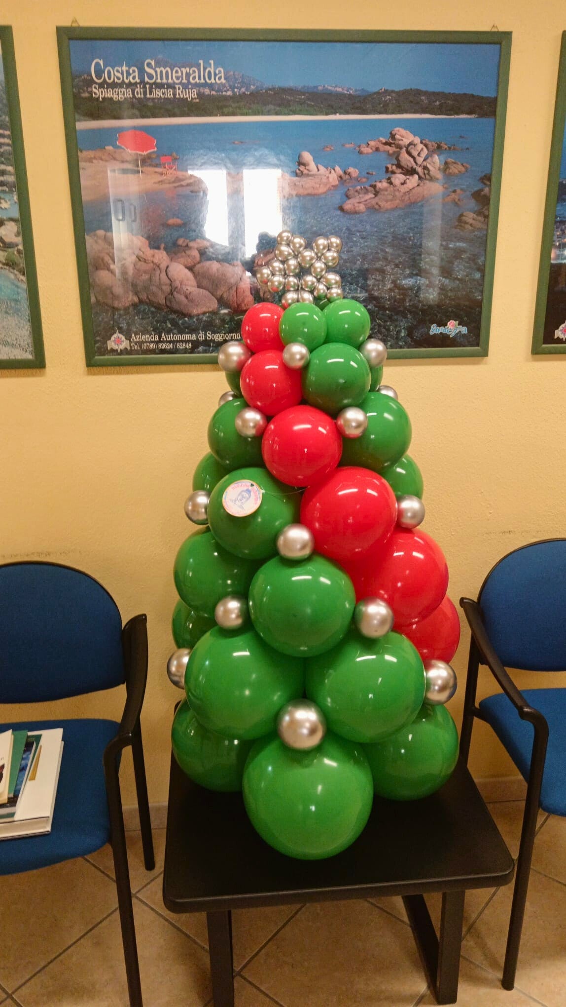 Mini-Alberello di Natale in Palloncini Professionali