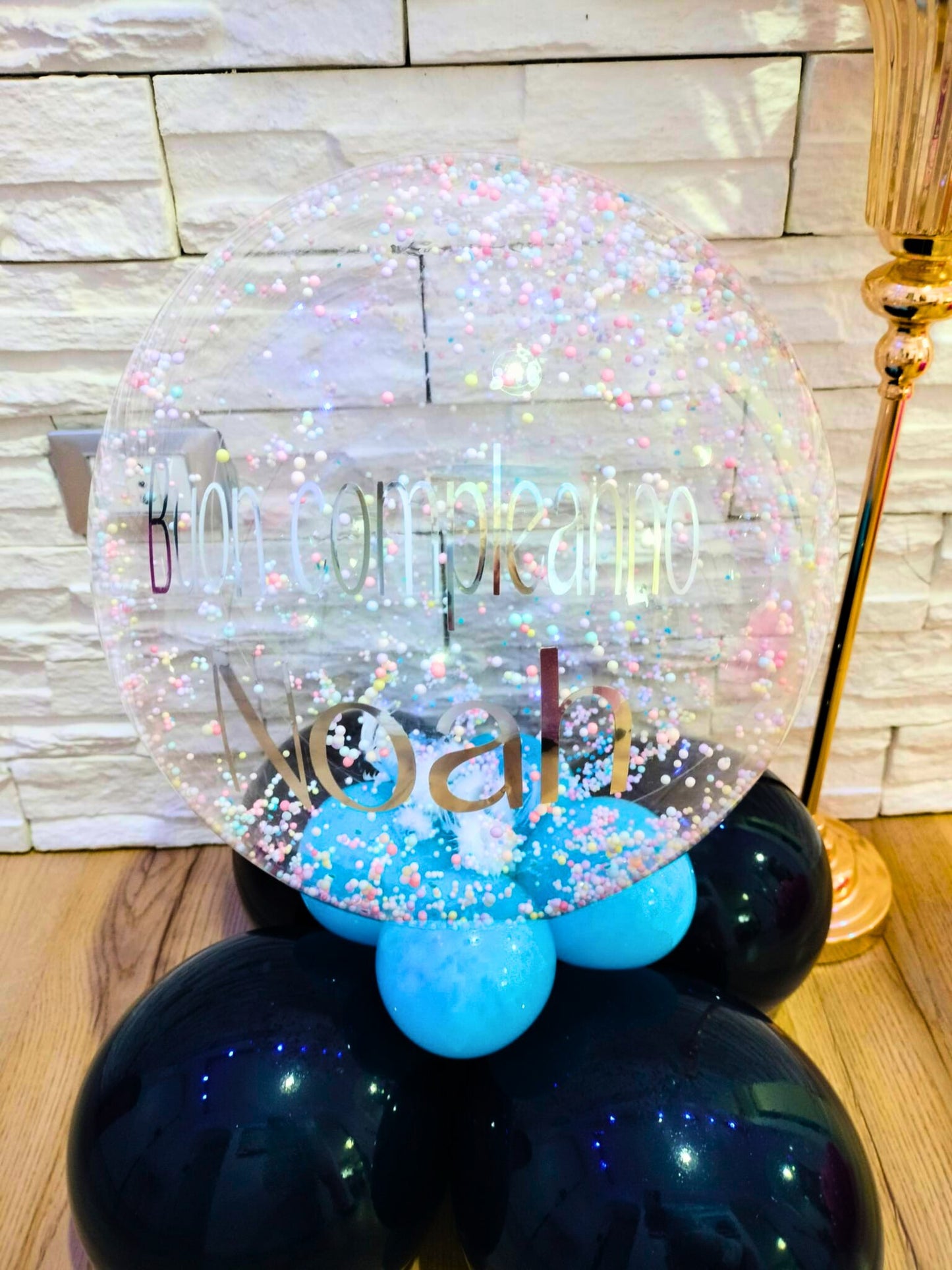 CentroTavola di Palloncini Effetto Marshmallow / Candy