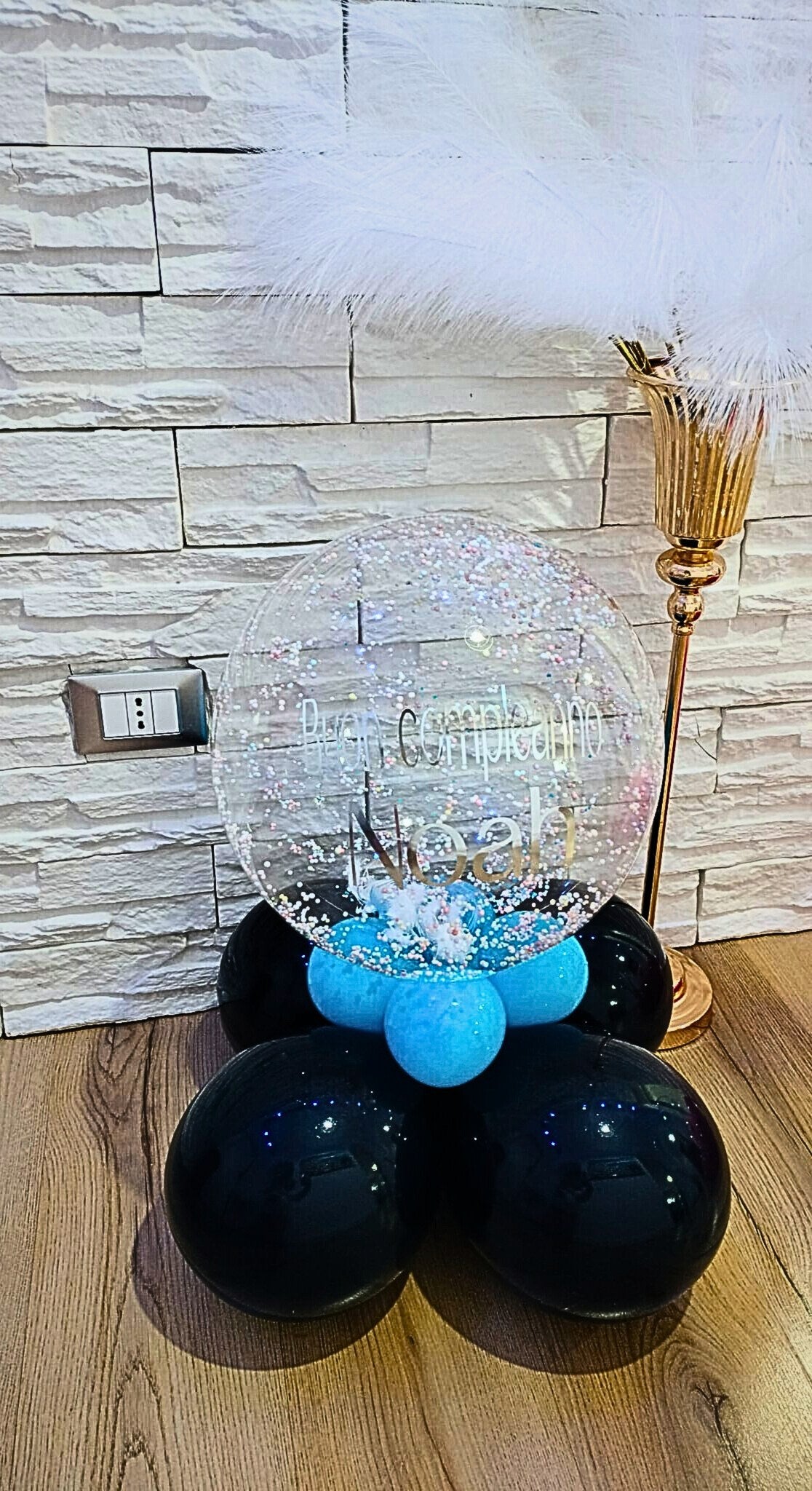 CentroTavola di Palloncini Effetto Marshmallow / Candy