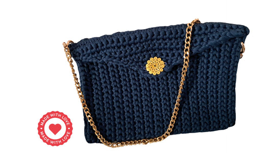 Borsetta Aurora Blu Hand Made