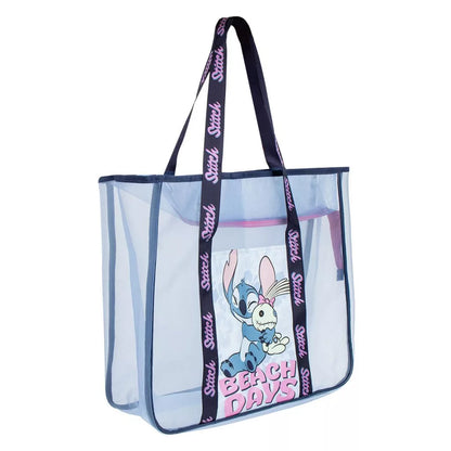 Disney Lilo e Stitch Beach Premium borsa da spiaggia trasparente 62 cm