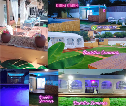 Prenotazione Solo Location Buddha Summer fino a 40 persone - Sabato e Domenica - Booking only for the Location Saturday and Sunday up to 40 people