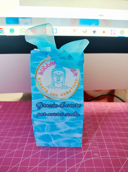 Bomboniera - Ricordino per Clienti e Fine Festa in Grafica Personalizzata!